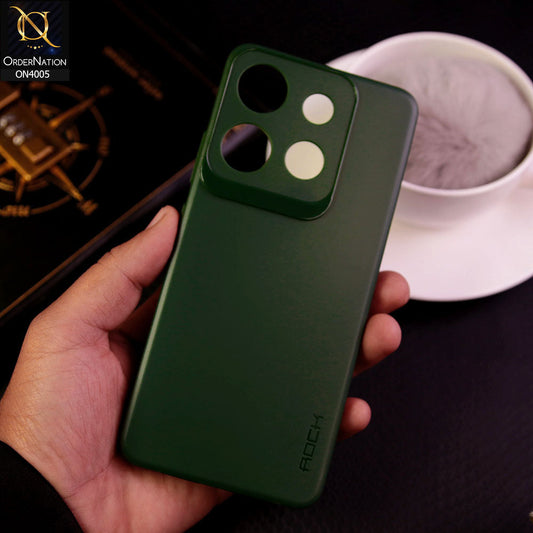 Infinix Smart 7 - Green - New Hybrid Rock Soft Silicon Case With Shiny Camera Ring