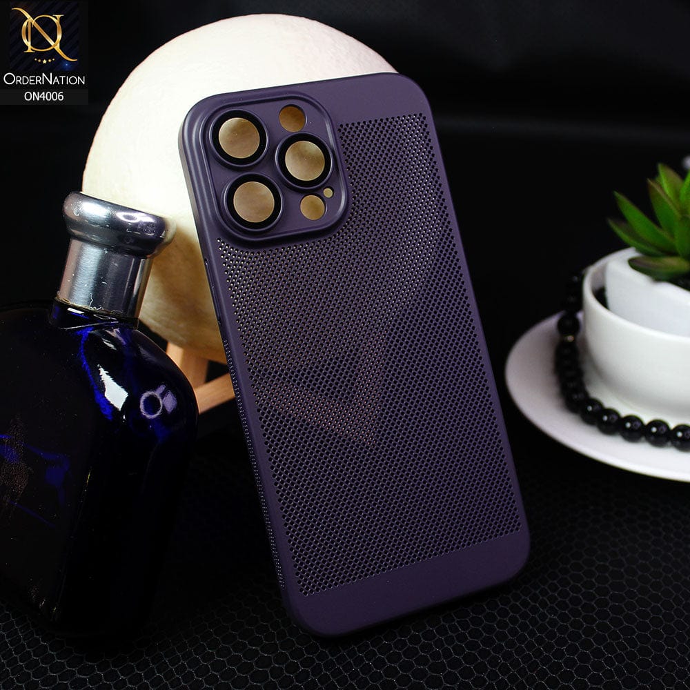 iPhone 13 Pro Cover - Deep Purple - New Premium Line Protective Camera Lense Protection Case