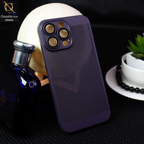 iPhone 13 Pro Cover - Deep Purple - New Premium Line Protective Camera Lense Protection Case