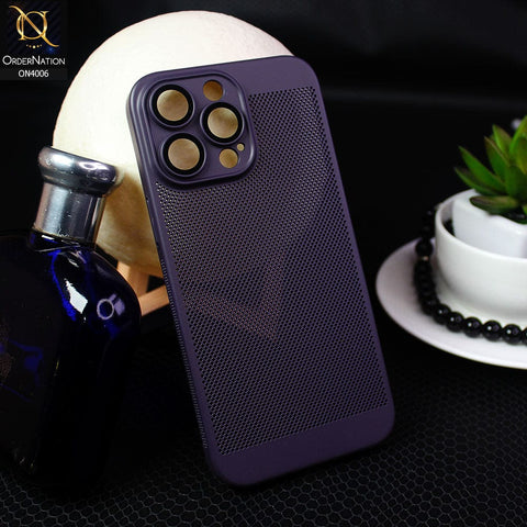 iPhone 13 Pro Max Cover - Deep Purple - New Premium Line Protective Camera Lense Protection Case
