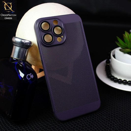 iPhone 14 Pro Cover - Deep Purple - New Premium Line Protective Camera Lense Protection Case