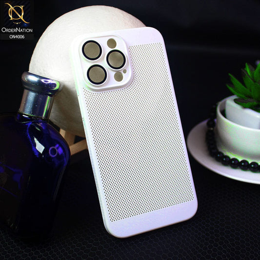 iPhone 14 Pro Max Cover - White - New Premium Line Protective Camera Lense Protection Case