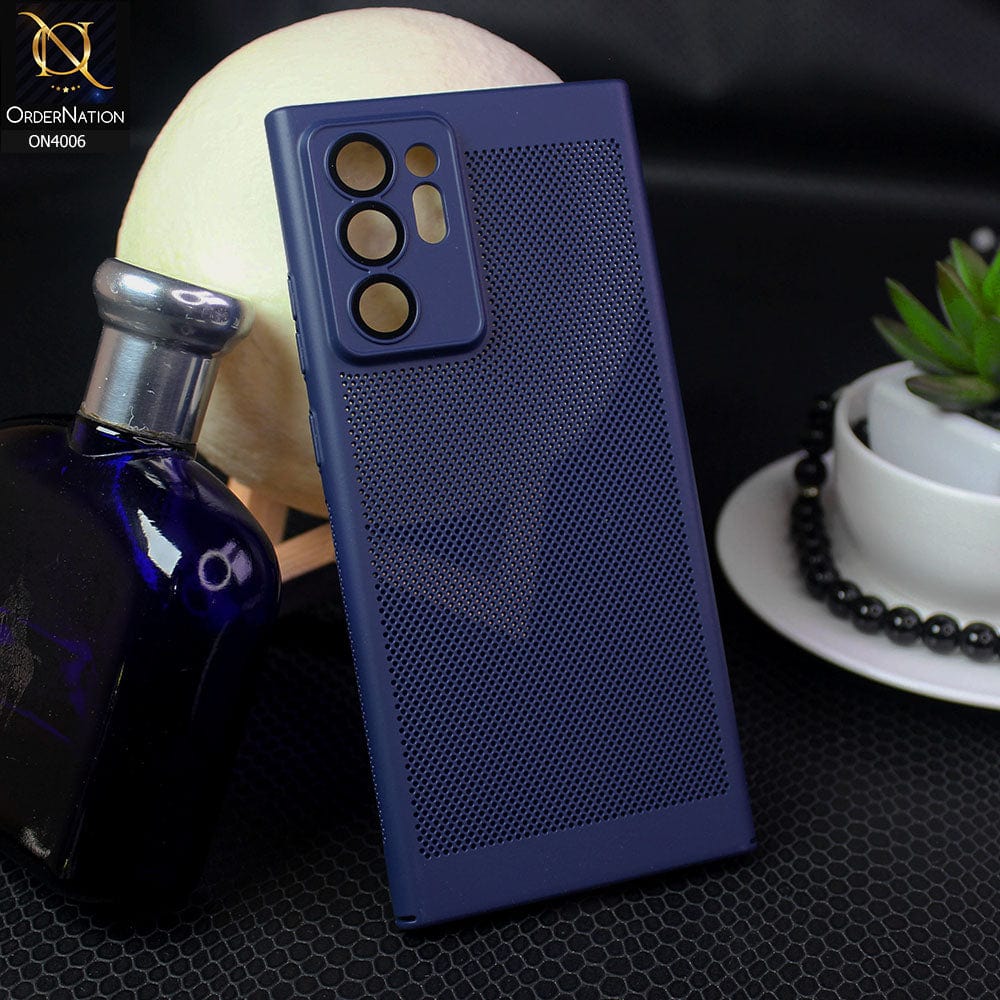 Samsung Galaxy Note 20 Ultra Cover - Blue - New Premium Line Protective Camera Lense Protection Case
