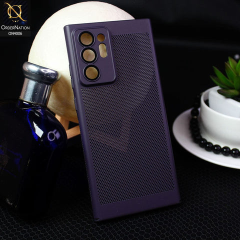 Samsung Galaxy Note 20 Ultra Cover - Deep Purple - New Premium Line Protective Camera Lense Protection Case