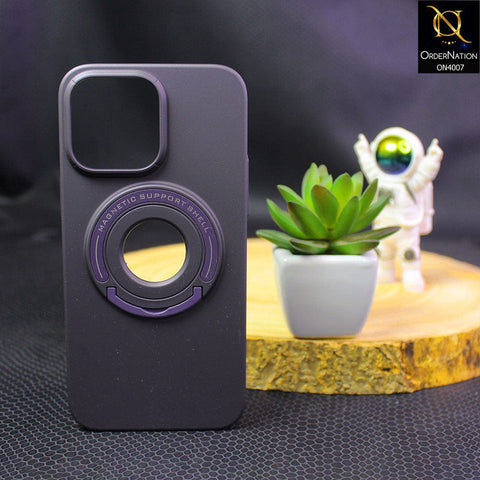 iPhone 14 Pro Max Cover - Deep Purple - Cocosini Brand Magnetic Shell Phone Case
