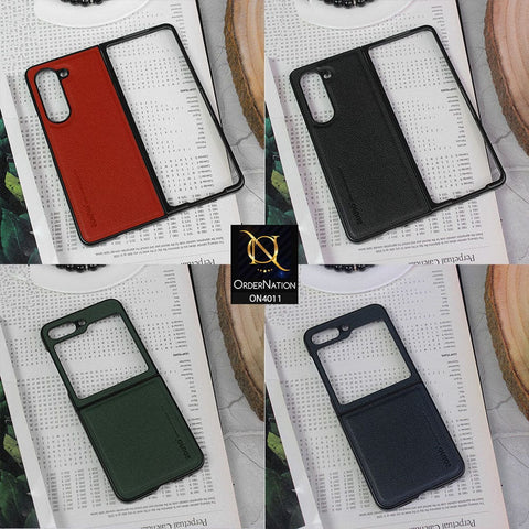 Samsung Galaxy Z Fold 5 5G Cover - Red - Eouro Slim Designed Protective Folding Classic Case ( No Signal Loss )