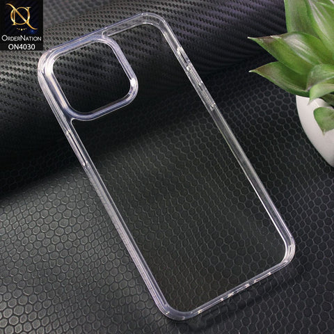 iPhone 15 Pro Max Cover - Transparent - New Clear Phone Case Soft Silicone Borders