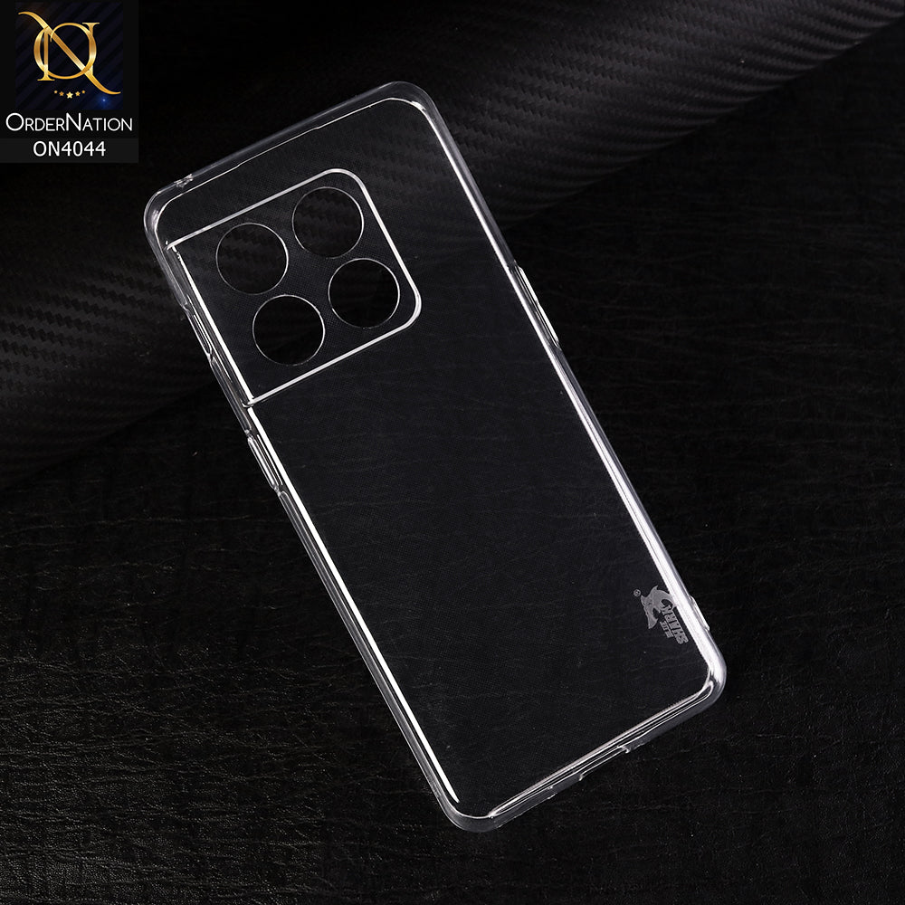 OnePlus 10 Pro - Transparent - Soft Silicone + Tpu case with Camera Bumper Protection