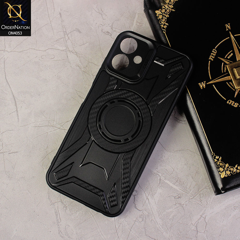 Sparx Neo 7 Plus Cover - Black - Shockproof Soft Silicon Case With Camera Bumper Protection Case