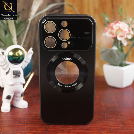 iPhone 14 Pro - Graphite Black - New Luxury Camera Lens Shockproof Magsafe Soft Case