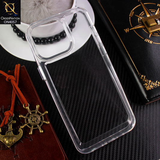 iPhone 15 Pro Max - Transparent - New Premium Ultra Shine Soft Silicone Armour Clear Case