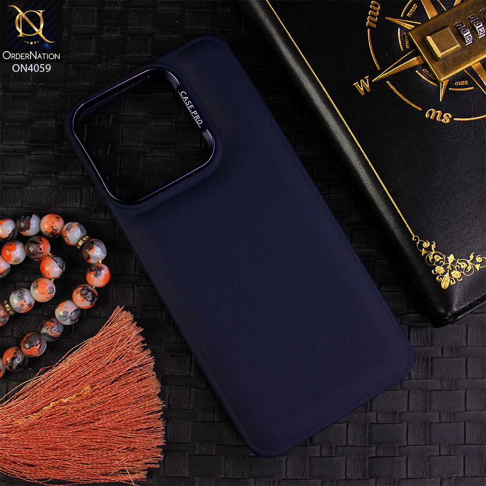 Xiaomi Redmi 12C - Blue - New Soft Slicone Fashion Case With Fancy Camera Ring