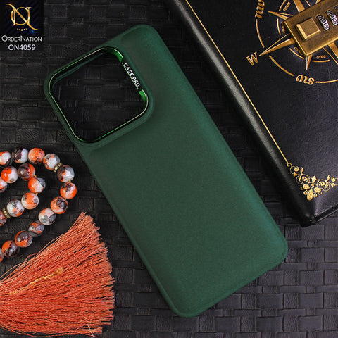 Xiaomi Redmi 12C - Green - New Soft Slicone Fashion Case With Fancy Camera Ring