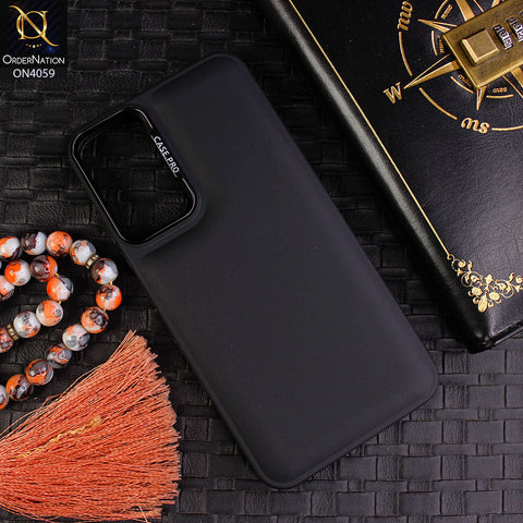 Samsung Galaxy A34 5G Cover - Black - New Soft Slicone Fashion Case With Fancy Camera Ring