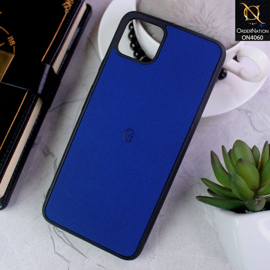 Google Pixel 4 XL - Blue - New Soft Borders Dotted Rubber Case