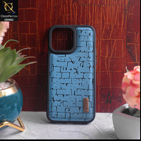 iPhone 15 Pro Max - Blue - New Soft Rubber Silicone Case With Camera Bumper Protection