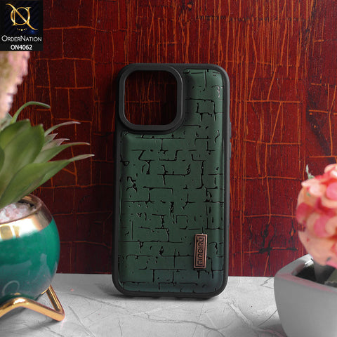 iPhone 15 Pro Max - Green - New Soft Rubber Silicone Case With Camera Bumper Protection
