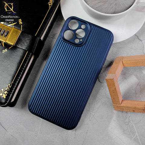 iPhone 12 Pro Max Cover - Blue - New Stylish Soft Silicon Camera Protection Creative Case