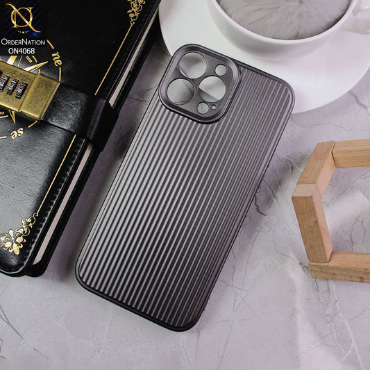 iPhone 12 Pro Max Cover - Gray - New Stylish Soft Silicon Camera Protection Creative Case