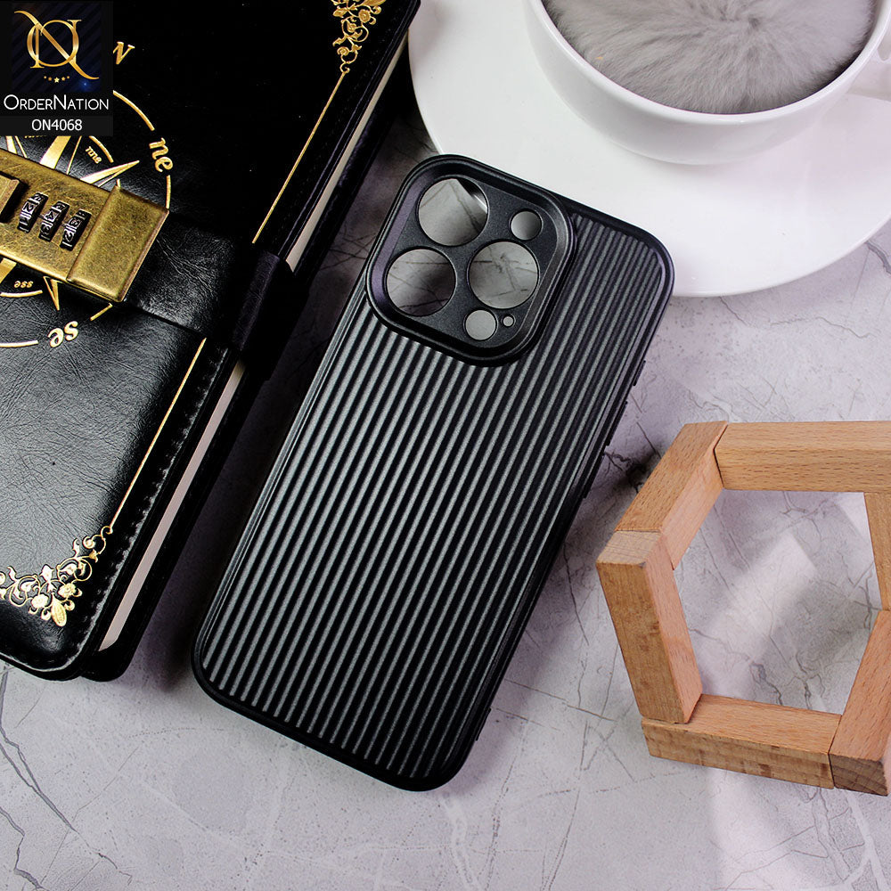 iPhone 15 Pro Cover - Black - New Stylish Soft Silicon Camera Protection Creative Case