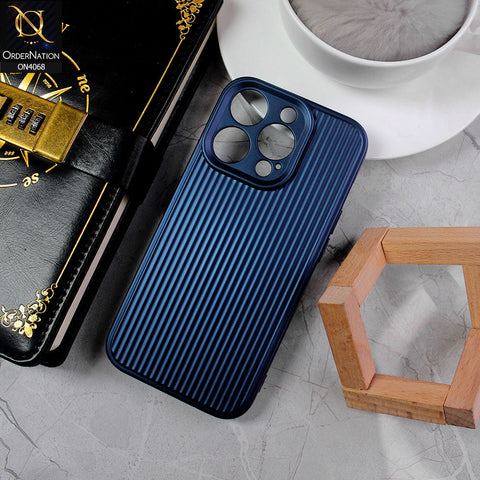 iPhone 15 Pro Cover - Blue - New Stylish Soft Silicon Camera Protection Creative Case