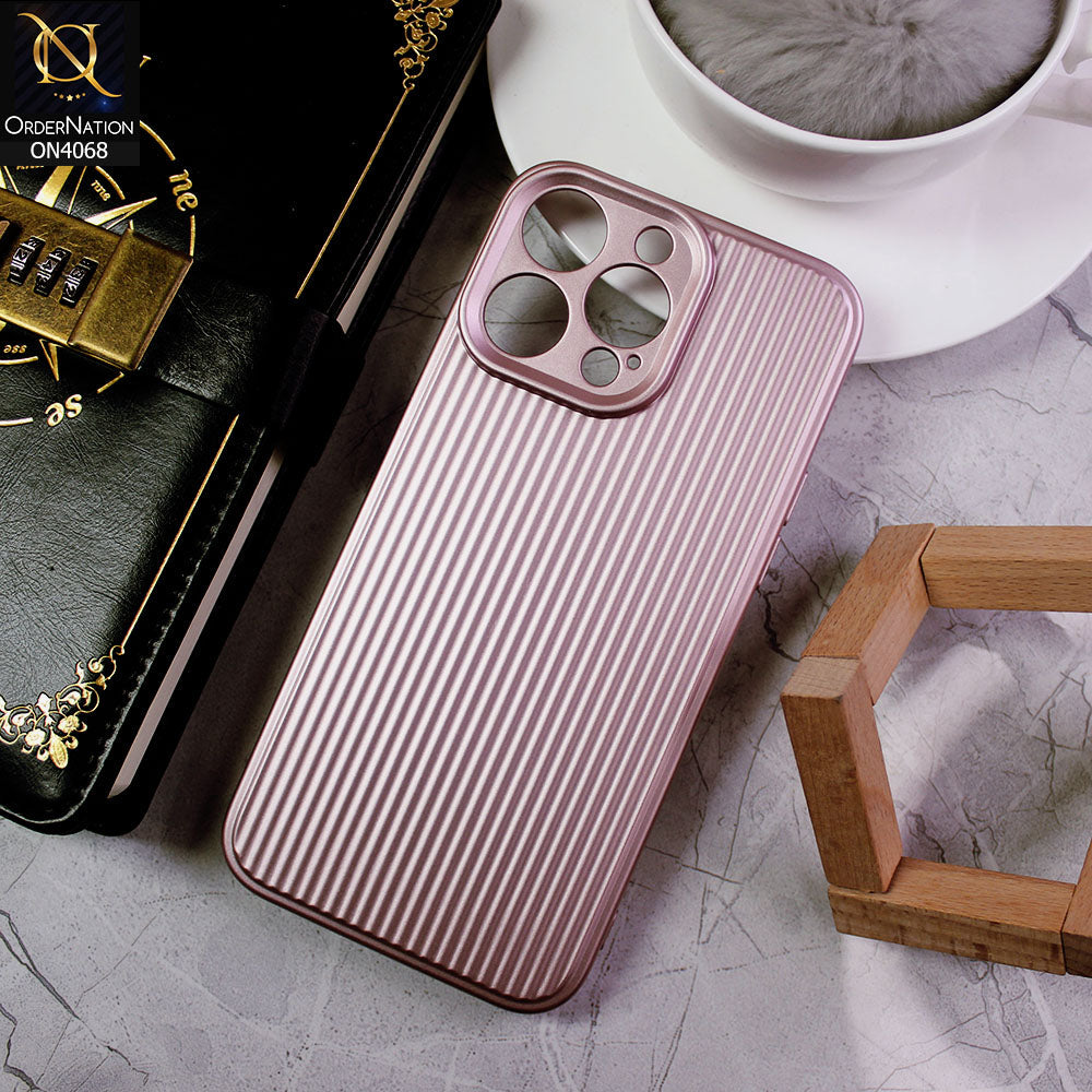 iPhone 15 Pro Max Cover - Light Pink - New Stylish Soft Silicon Camera Protection Creative Case