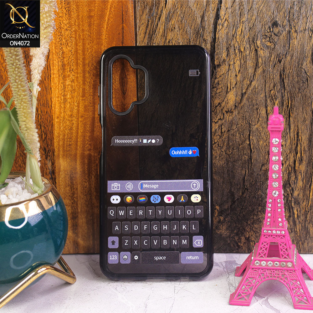 Samsung Galaxy A13 - Black - New High Quality Text Message Impact Soft TPU Case
