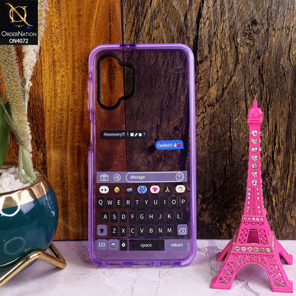 Samsung Galaxy A13 - Purple - New High Quality Text Message Impact Soft TPU Case