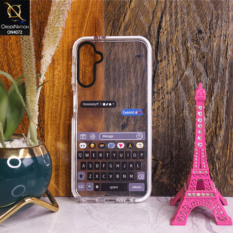 Samsung Galaxy A14 5G - White - New High Quality Text Message Impact Soft TPU Case