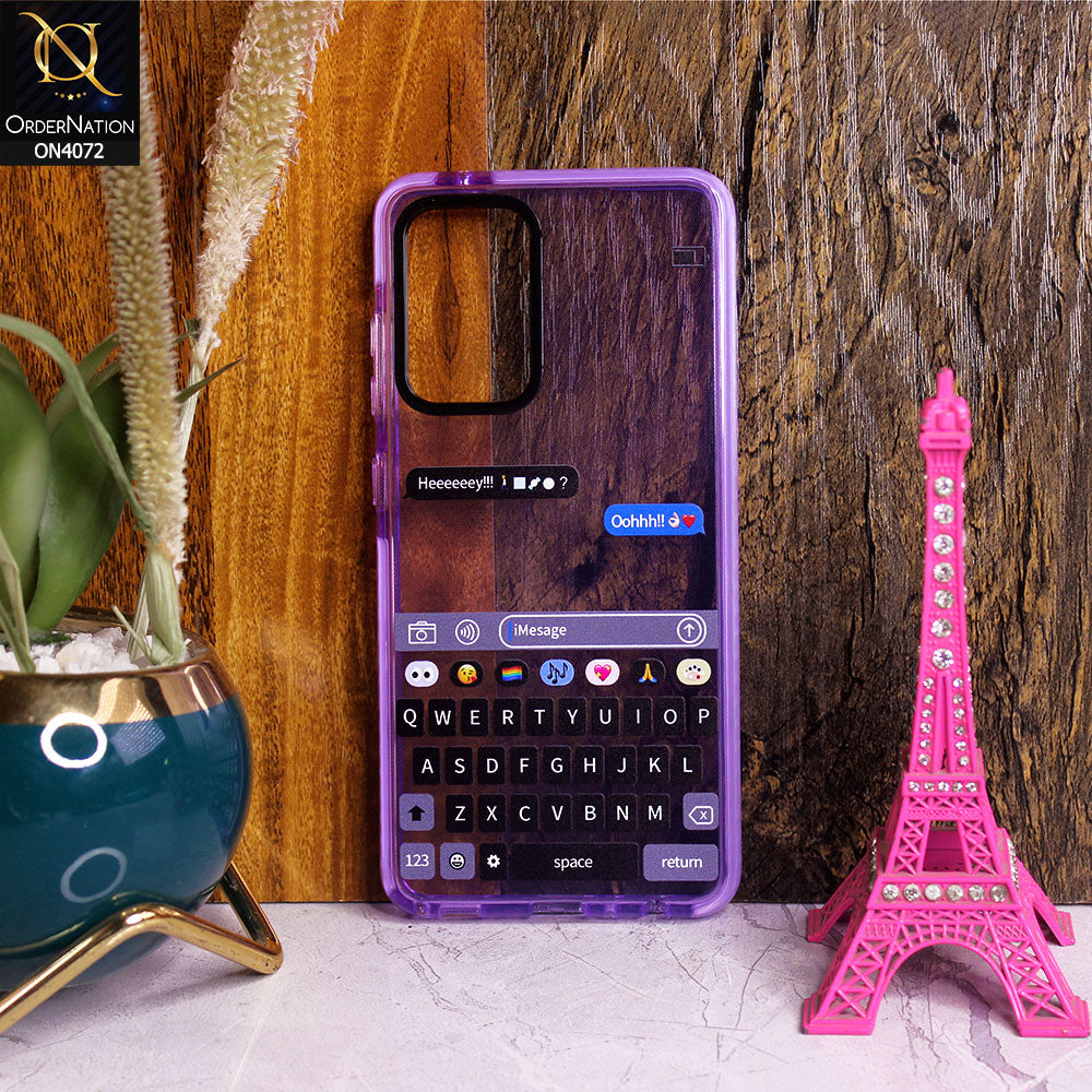 Samsung Galaxy A52s 5G - Purple - New High Quality Text Message Impact Soft TPU Case