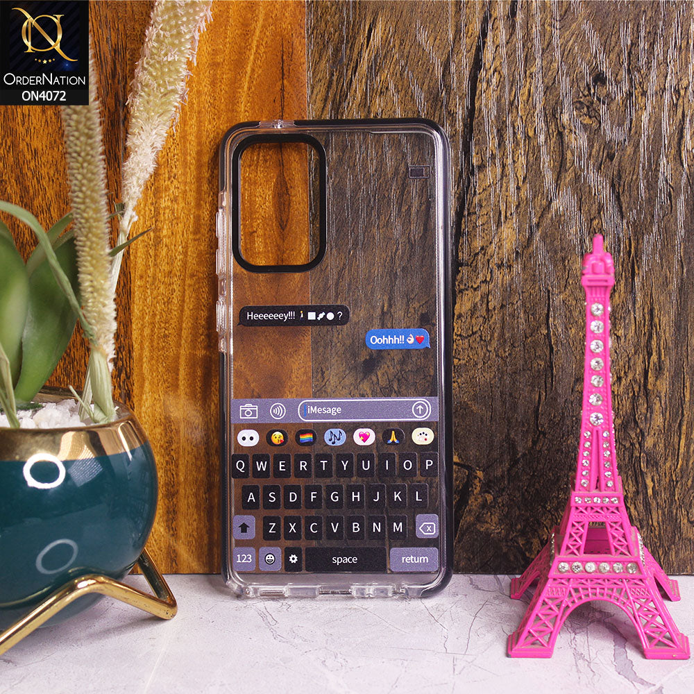 Samsung Galaxy A52s 5G - Transparent - New High Quality Text Message Impact Soft TPU Case