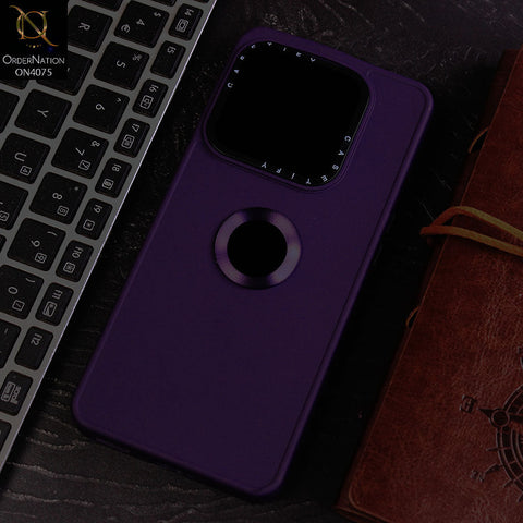 OnePlus 10T Cover - Purple - New Soft Silicon Fashion Case With Fancy Camera Ring & Logo Hole