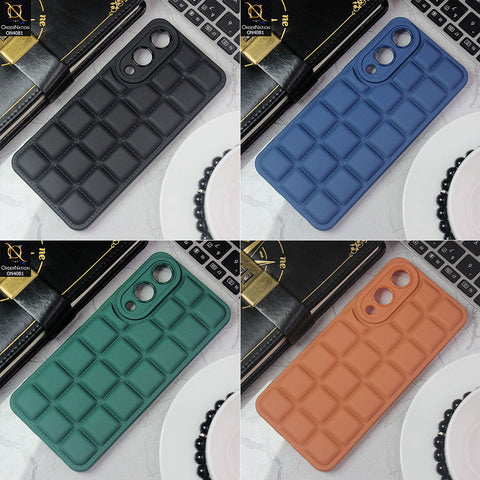 Infinix Smart 7 Cover - Brown - New Soft Silicon Fashion Case With Fancy Camera Ring & Logo Hole