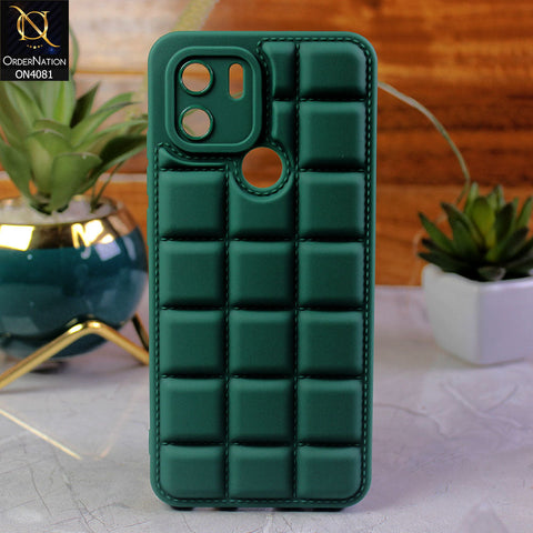Xiaomi Redmi A2 Plus Cover - Green - New Soft Silicon Fashion Case With Fancy Camera Ring & Logo Hole