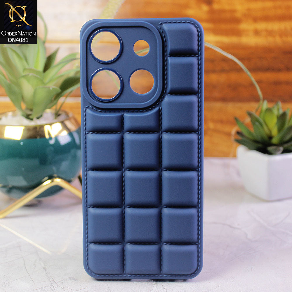 Ht Cover Smart Infinix Smart 7 HD Cover - Blue - New Soft Silicon Fashion Case With F ...