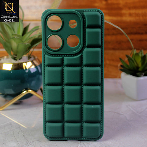 Infinix Smart 7 Cover - Green - New Soft Silicon Fashion Case With Fancy Camera Ring & Logo Hole