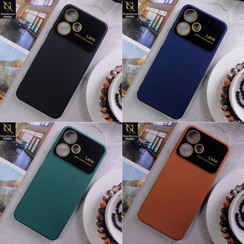 Tecno Camon 20 Pro - Purple -  Glass Lense Ultra Camera Protection Soft Silicon Case