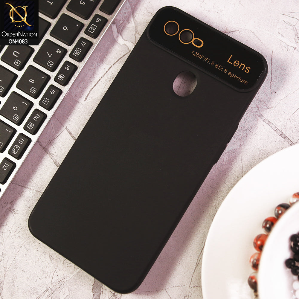 Realme 2 Pro - Black - Glass Lense Ultra Camera Protection Soft Silicon Case