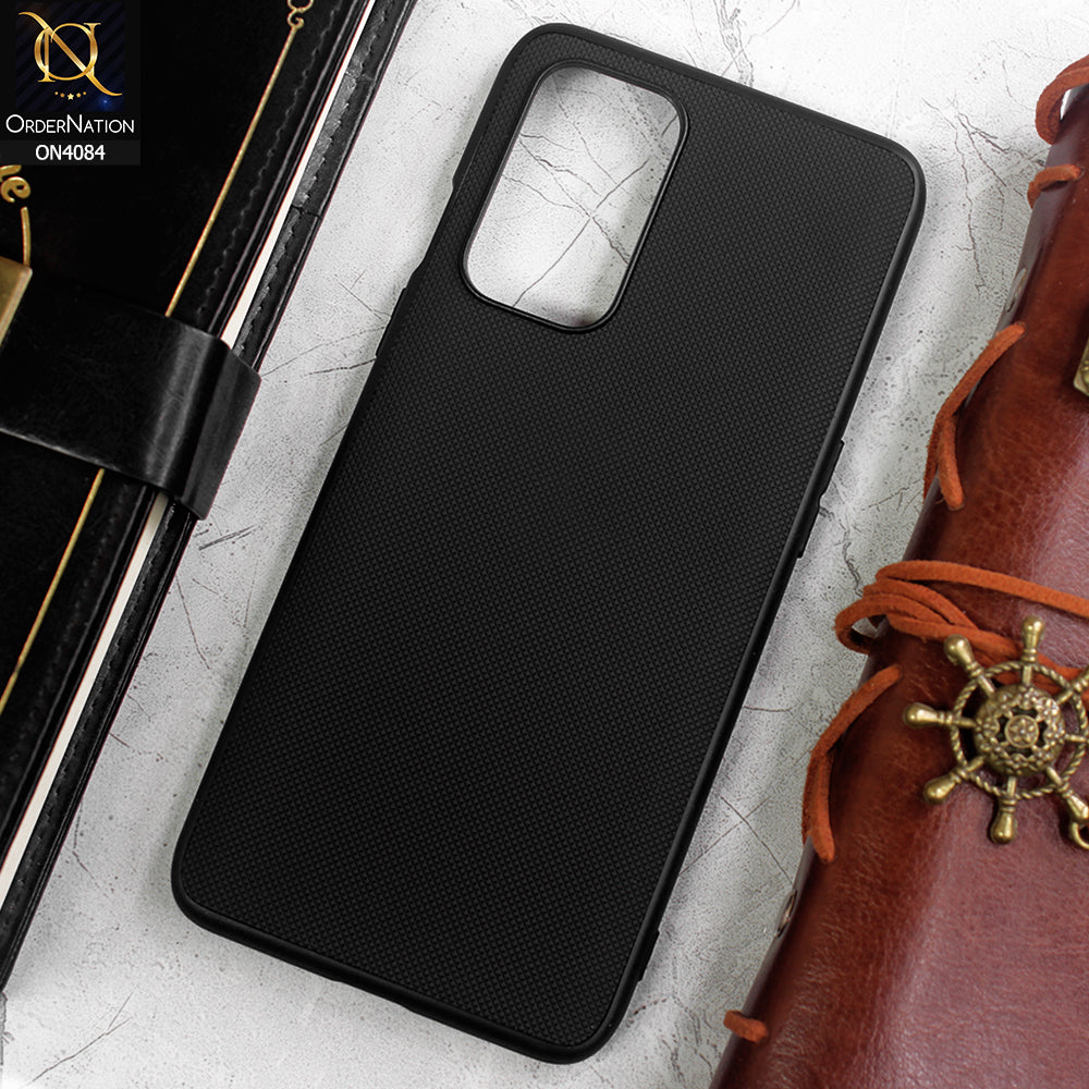 OnePlus 9 Cover - Black -  New Carbon Fiber Texture Camera Protection Soft Silicon Case