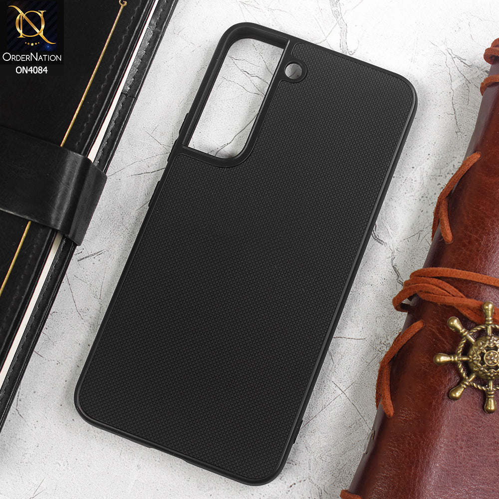 Samsung Galaxy S22 5G Cover - Black -  New Carbon Fiber Texture Camera Protection Soft Silicon Case