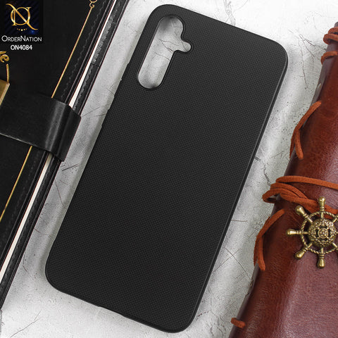 Samsung Galaxy A34 5G Cover - Black -  New Carbon Fiber Texture Camera Protection Soft Silicon Case