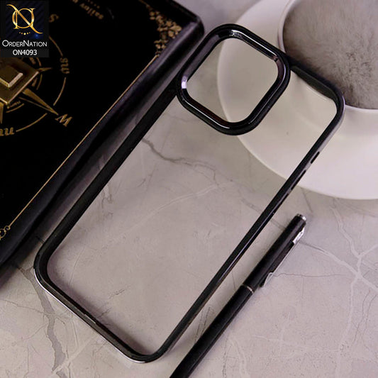 iPhone 13 Pro Max Cover - Black - New Skin 2 Imported High Quality Material & Sophisticated Craft Anti-Scratch and Anti-Shock Soft Case