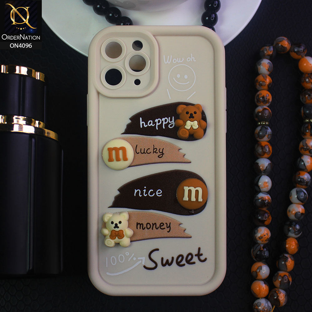 iPhone 11 Pro Max - Off White - ONation Silica Gel Series - HQ Liquid Silicone Elegant Colors Camera Protection Soft Case