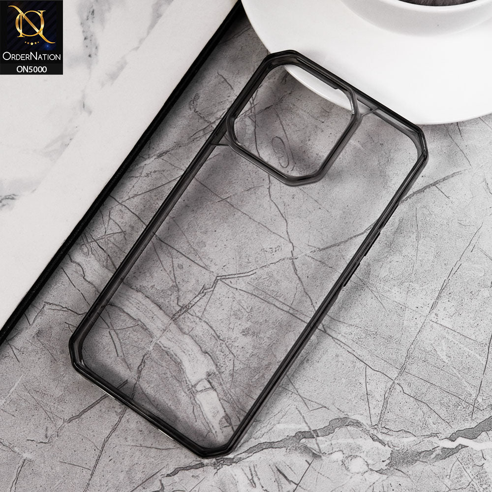 iPhone 13 Pro Cover - Black - High Quality Case Completely Clear and Scratch - Resistant Phone Soft Case