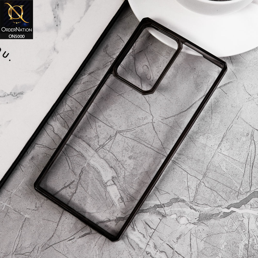 Samsung Galaxy Note 20 Ultra Cover - Black - High Quality Case Completely Clear and Scratch - Resistant Phone Soft Case