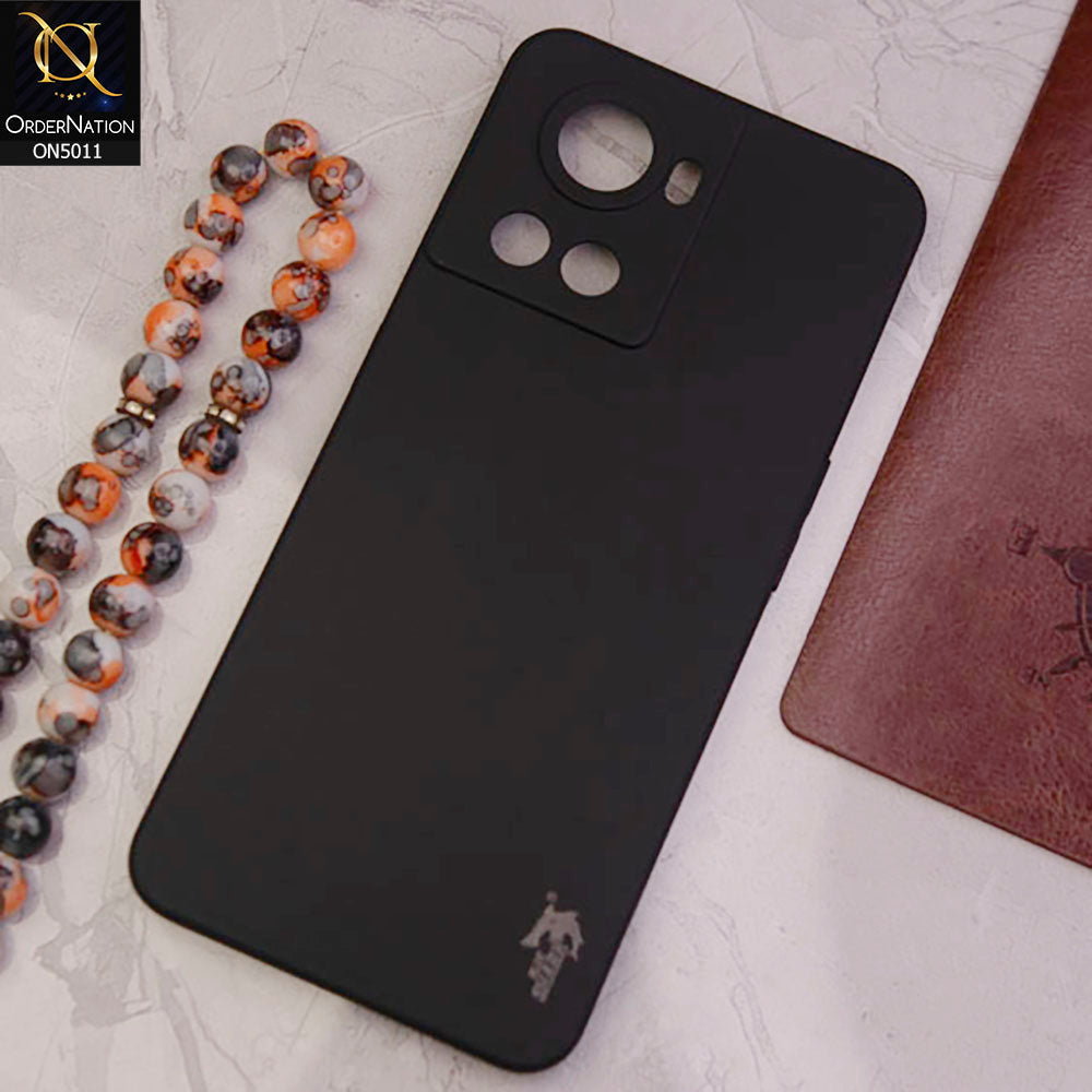 OnePlus 10R Cover - Black - Soft Silicone + Tpu case with Camera Bumper Protection