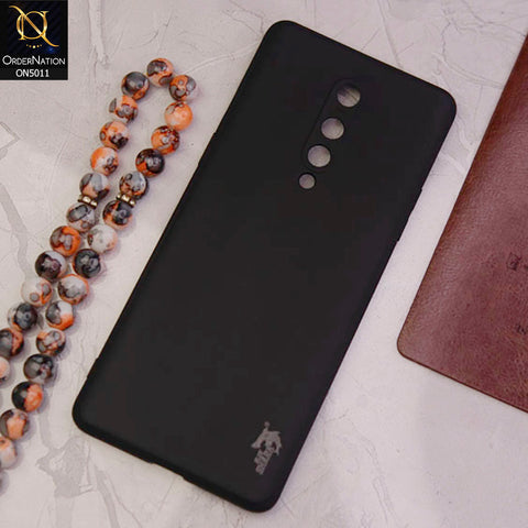 OnePlus 8 Cover - Black - Soft Silicone + Tpu case with Camera Bumper Protection
