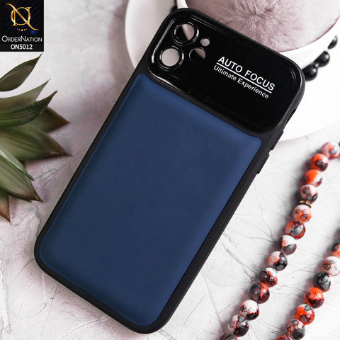 iPhone 11 Cover - Blue - New Essentials Forip Leather Auto Focus Soft Silicon Case