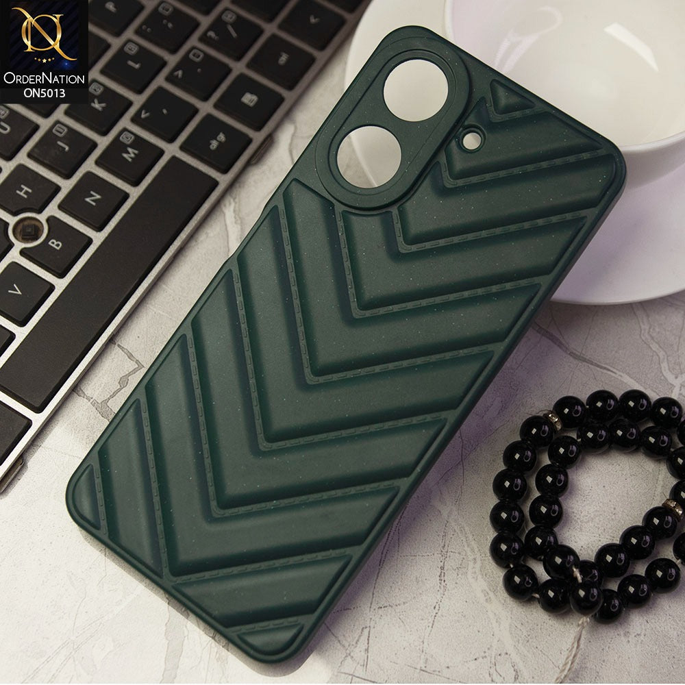 Xiaomi Redmi 13C Cover - Green - Tarte Tire Truck Art Print Soft Phone Case