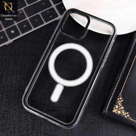 iPhone 11 Cover - Black - 360 Airbag Anti-shock Color Borders Clear Protective Soft Case